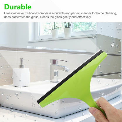 3X Glass Window Wiper Cleaner Squeegee Shower Screen Mirror